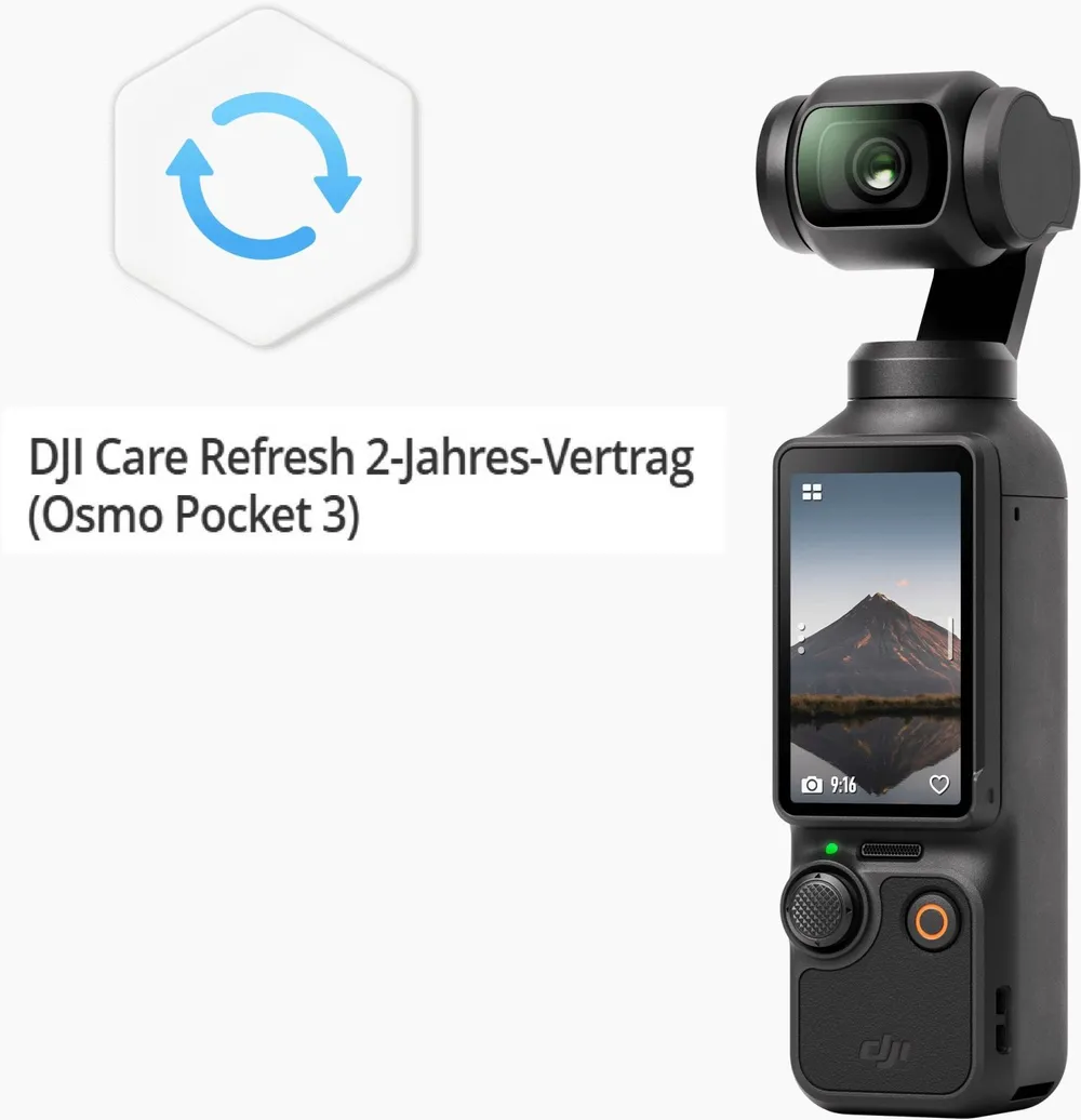 DJI Care Refresh - 2 Jahre (Pocket 3) - E-Key