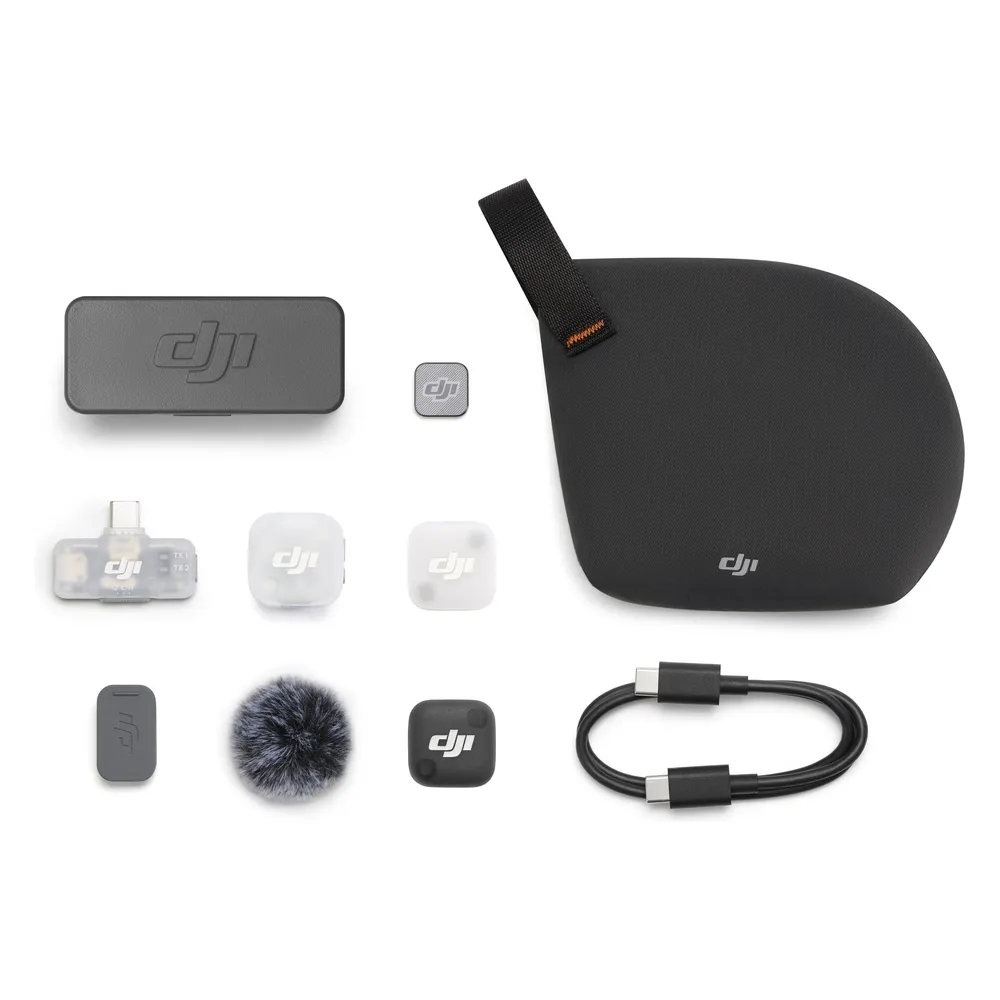 DJI Mic Mini 2 Single Mobiler Empfänger + Ladecase (für DJI Mic und Mic Mini Series)