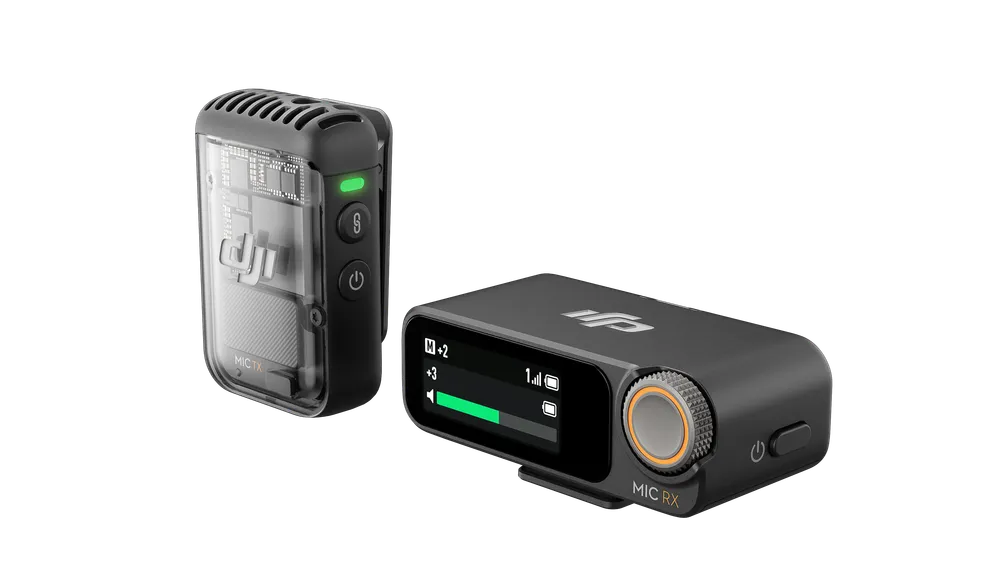 Mic 2 (1 Sender + 1 Empfänger) kabelloses Mikrofon mit intelligenter Rauschunterdrückung