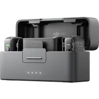Mic 2 (2 Sender + 1 Empfänger + Ladecase) kabelloses Mikrofon mit intelligenter Rauschunterdrückung