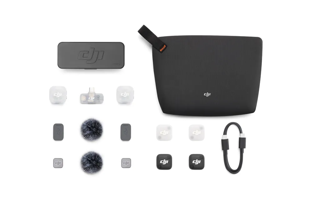 Mic Mini 2 (2 TX + 1 Mobile RX + Charging Case) Lavalier-Mikrofon