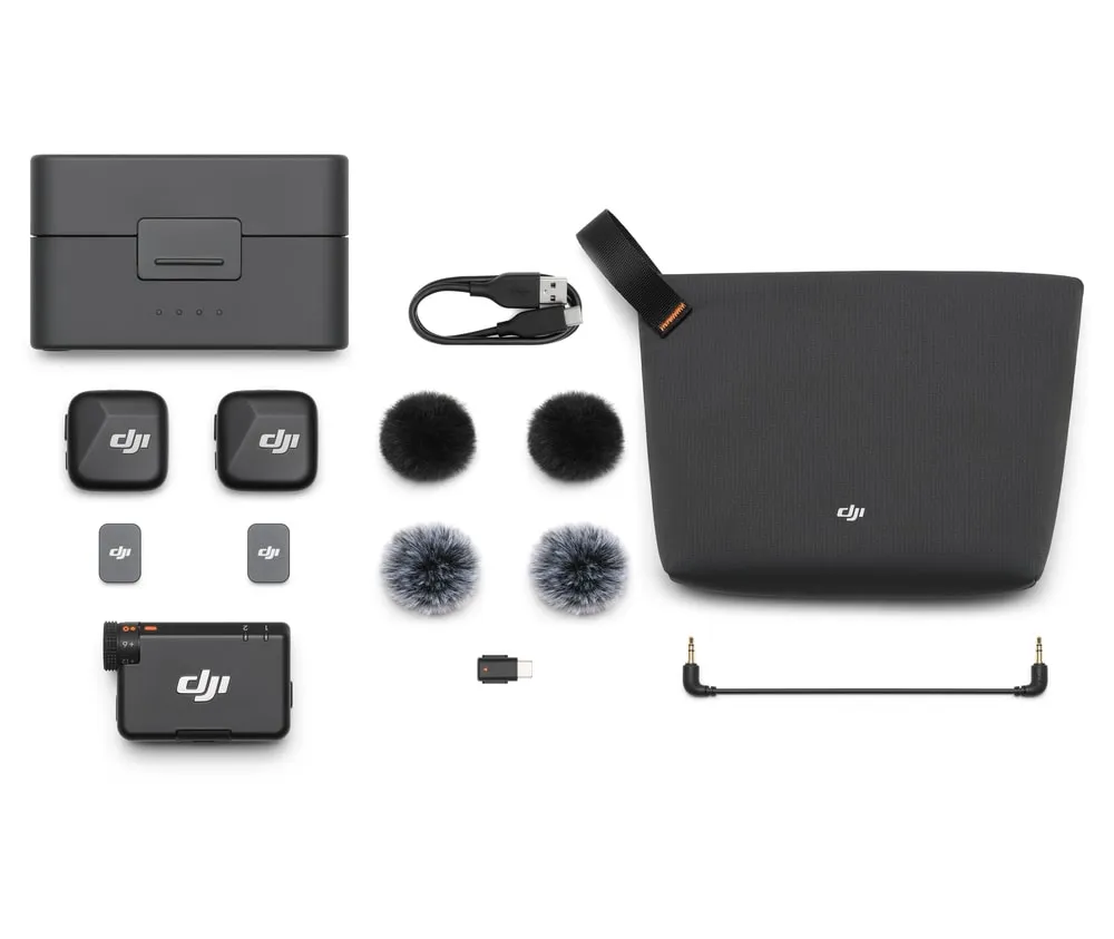 Mikrofon DJI MIC Mini (2 TX+1 RX+ Ladeschale)