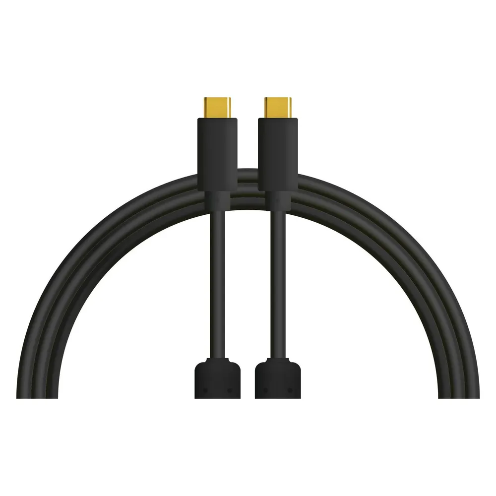 DJTechTools Chroma Cables USB-C to C 0.25m - Black