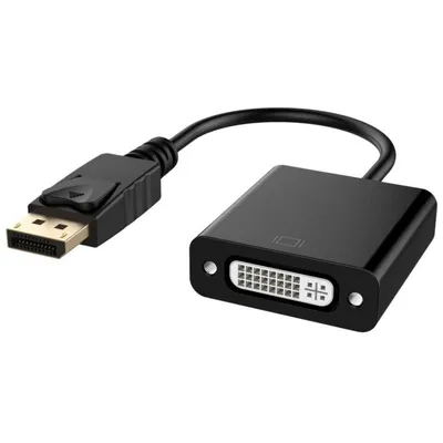 Adapter DisplayPort auf DVI DLH DY-TU4936B 0,15 m Schwarz