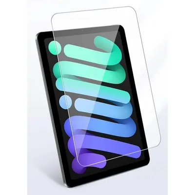 Display-Schutzfolie DLH für iPad mini 6 und 7, gehärtetes Glas transparent