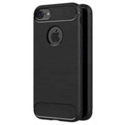 Funda para móvil DLH DY-PS3513 Silikon Cover Schwarz für iPhone 7 und iPhone 8