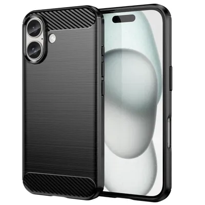 Funda para móvil DLH DY-PS5304 Cover Silikon Schwarz für iPhone 16