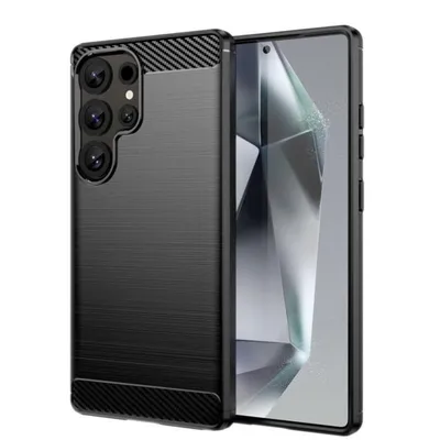 Funda para móvil DLH DY-PS5413 Cover Silikon Schwarz für Samsung Galaxy S25 Ultra