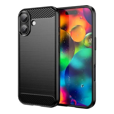 Funda para móvil DLH DY-PS5421 Cover Silikon Schwarz Carbon Muster für iPhone 17