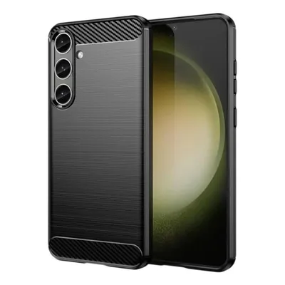 Funda para móvil DLH DY-PS5429 Cover Silikon Schwarz Carbon für Galaxy S25 FE