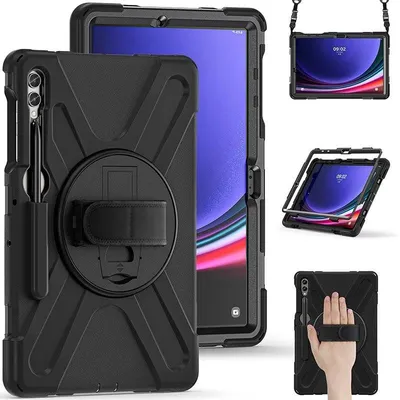 Hülle DLH DY-RC5017 für Samsung Galaxy Tab S9+ 12.4" Schwarz