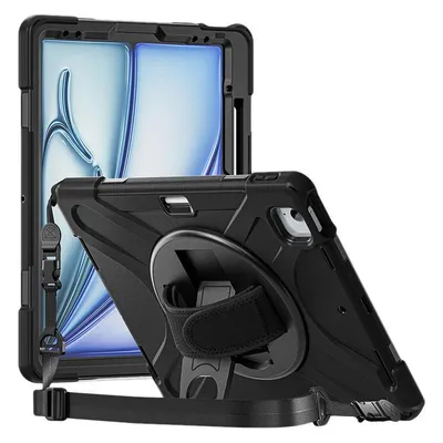 Futter Folio DLH für iPad Air 13 und Pro 12.9" Schwarz Magnetverschluss