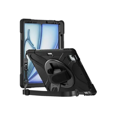 Futter Folio DLH für iPad Air 13 und Pro 12.9" Schwarz Magnetverschluss