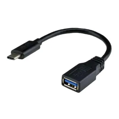 Kabeladapter USB-C zu USB-A DLH DY-TU3078B USB 3.2 Gen 1 Schwarz
