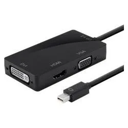 Video-Adapter DLH DY-TU3574 Mini DisplayPort zu DVI-D, VGA und HDMI