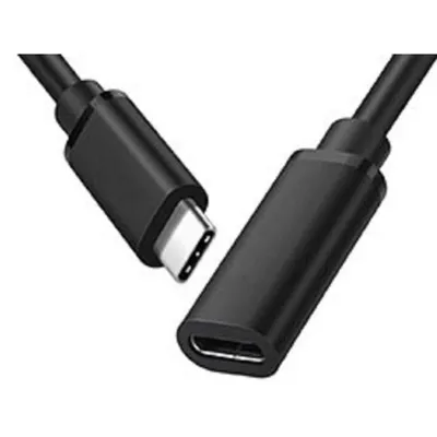 USB-C-zu-USB-C-Verlängerungskabel DLH DY-TU3856 2 m USB 3.2 Gen 1 5 Gbit/s Schwarz