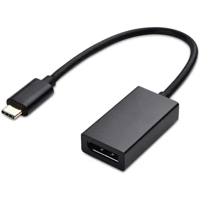 Adapter USB-C auf DisplayPort 0,21 m 4K 60 Hz Schwarz DLH