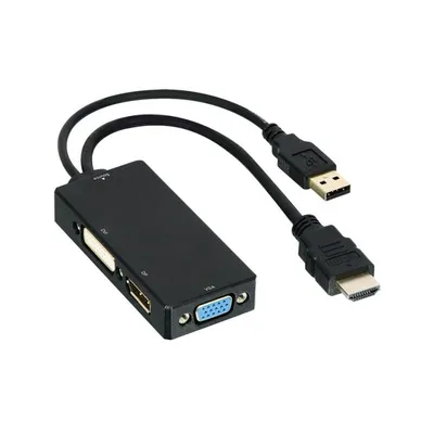 Video-Adapter DLH DY-TU4790 HDMI zu DVI/VGA/DisplayPort