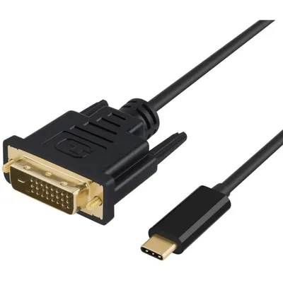 Adapterkabel Video DLH DY-TU4810B USB Typ C nach DVI 1,8 m