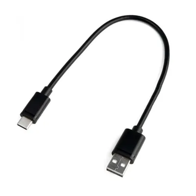 USB-Kabel DLH DY-TU4850B 0,3 m USB A nach USB C Schwarz
