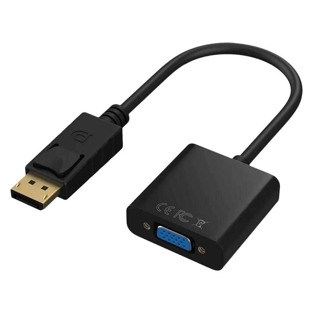 DisplayPort auf VGA Adapter DLH DY-TU4941B 0,15 m Schwarz