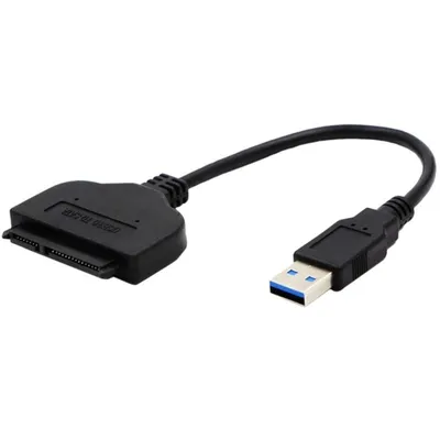 Adapterkabel DLH DY-TU4960 USB-A auf SATA III 0,18 m Schwarz