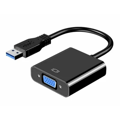 Grafikadapter USB auf VGA DLH DY-TU4988 1920x1200 Schwarz