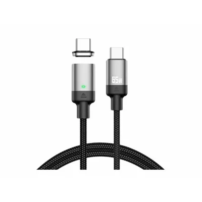 USB-C zu USB-C Kabel DLH DY-TU5210 1 m Schwarz Grau