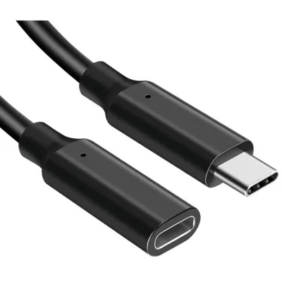 Verlängerungskabel USB-C auf USB-C DLH DY-TU5257B 2 m USB 3.2 Gen 2x2 20 Gbit/s Schwarz