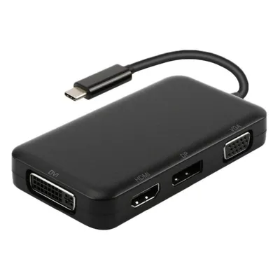 Grafikadapter USB-C DLH DY-TU4880B zu DVI, HDMI und DisplayPort