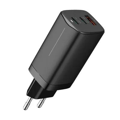 Ladegerät DLH DY-AI4800 65W GaN 2 USB-C-Ports und 1 USB-A für Laptop und Mobilgerät
