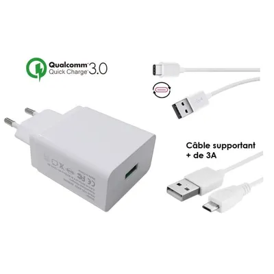 Ladegerät DLH DY-AU2860W USB Quick Charge 3.0 20W Weiß