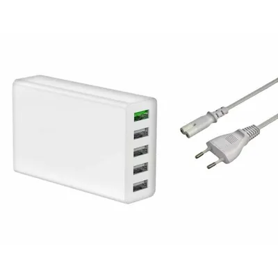 Ladegerät DLH DY-AU4940 5 USB-Ports Quick Charge 3.0 50W