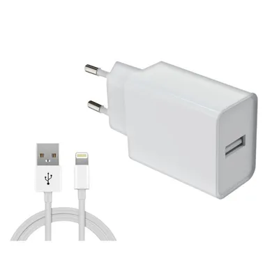 Ladegerät DLH DY-AU5091W USB-A 12W 5V 2,4A 1m Weiß