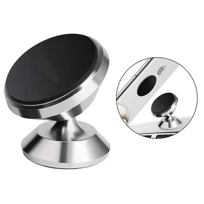 Magnetisches Handyhalter DLH DY-DU4615 Aluminium grau für Auto