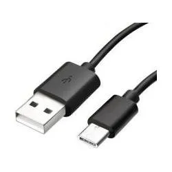 USB-A- auf USB-C-Kabel DLH DY-TU2700B 1 m Schwarz