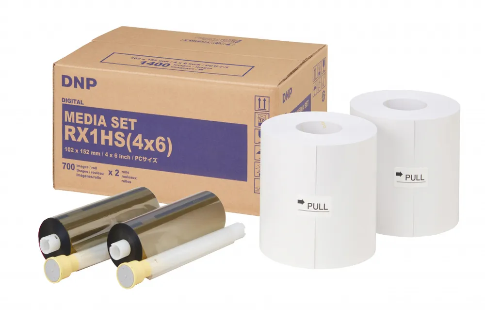 DNP Paper DSRX1HS-6X8 2 Rolls / 350 Prints 15x20 für DS-RX1HS