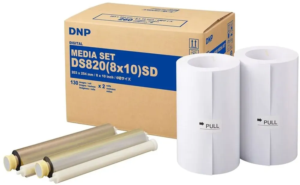 DNP Papier DM812820 2 Rollen je 110 St. 20x30cm für DS820
