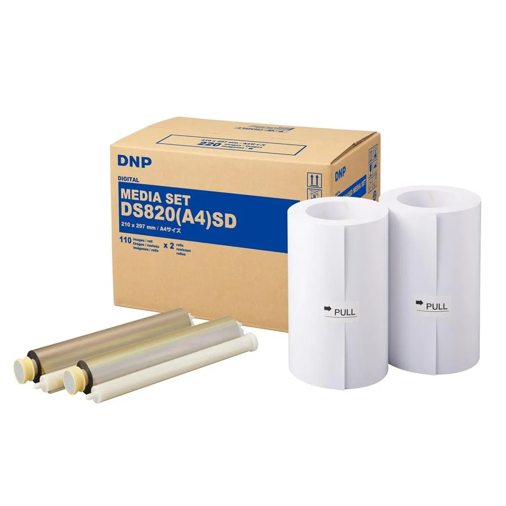 DNP Paper DMA4820 Premium 2 Rolls / 110 prints A4 für DS820