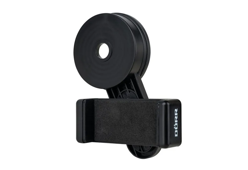 Dörr Handyhalterung für Spektive, Ferngläser & Teleskope, Fotoadapter Spektiv (Smartphone Fotoadapter für Naturfotografie, Jäger & Sportschützen)
