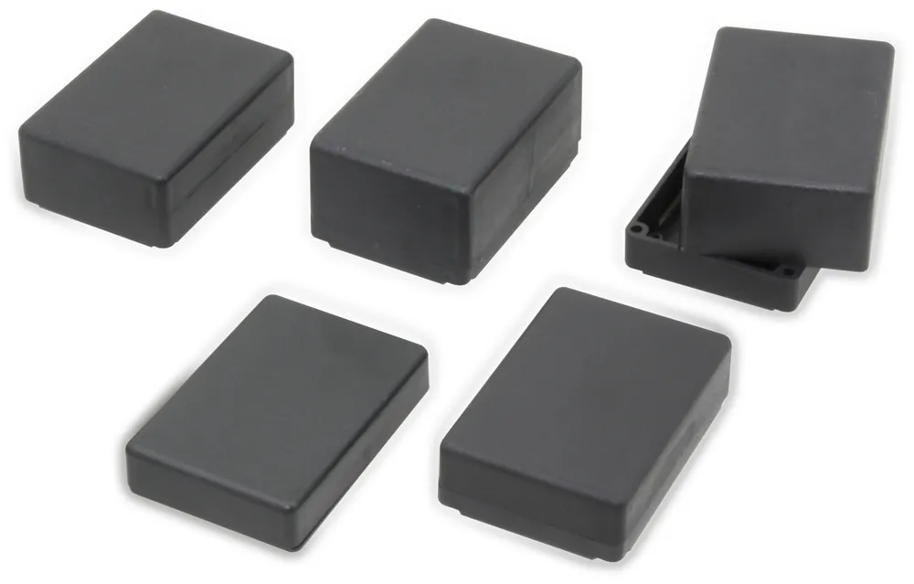 DONAU ELEKTRONIK Kunststoff Kleingehäuse KG41M, schwarz