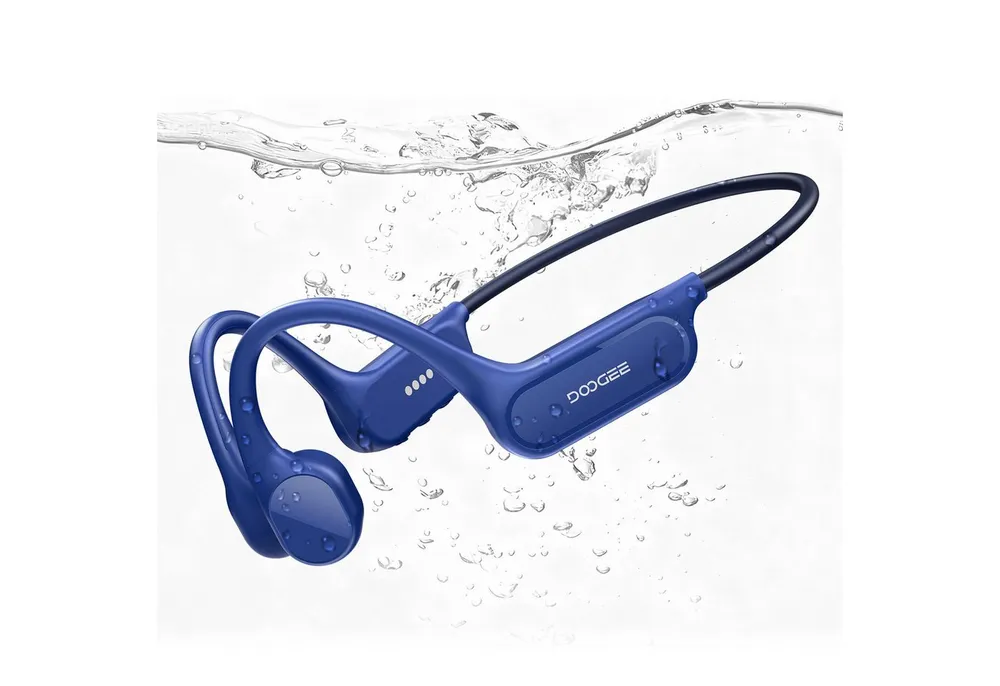 DOOGEE knochenschall kopfhörer bluetooth,mp3 sport,wasserdicht schwimmen IP68 Bluetooth-Kopfhörer (Bluetooth, Bluetooth & MP3, 10h Laufzeit, Schwimmtaugliche, für Sport & Fitness)