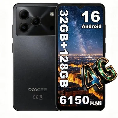 Doogee Note 56 Pro 4G 4GB 128GB 6.56" Schwarz