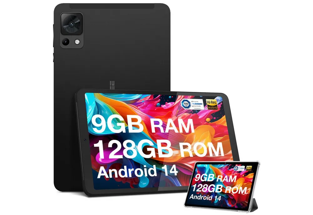 DOOGEE T20 MINI KID 128GB ROM+4GB RAM,8.4" FHD+ Display Kinder Tablet (8.4", 128 GB, Android 14, 4G, Kindersicherungs Kinder Tablet,Dualband-WLAN/BT5.0/TUV/DRM L1)