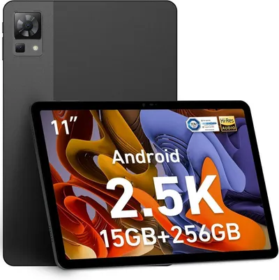 DOOGEE T30 PRO Android 14 Tablet 11 Zoll, 8GB RAM 256GB ROM (2TB TF) Tablet (11", 256 GB, Android 14, 4G LTE, 8580mAh/33W, 20MP Dual SIM Tablet 4G LTE +5G WiFi Widevine L1)