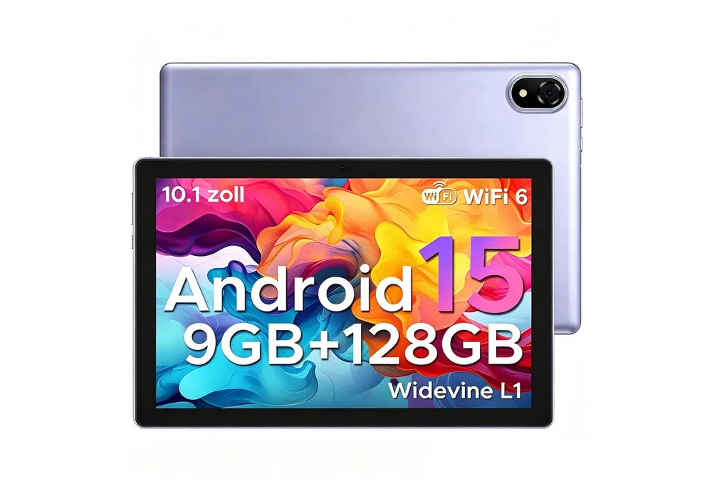 DOOGEE U10 Tablet 10 Zoll, Android Tablet, 4GB RAM+128GB ROM kinder Tablet (10.1", 128 GB, Android 15, WIFI, 16GB RAM (4 + 12 GB erweitert), Widevine L1, WiFi 6, 5060mAh)