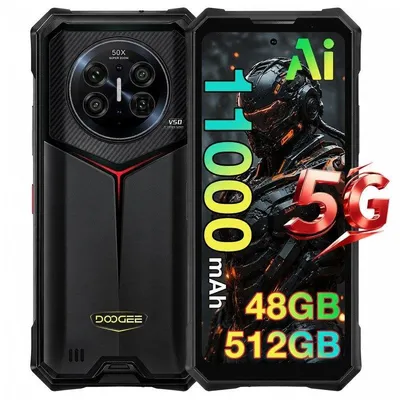 Doogee V50 5G 12GB 512GB 6.78" Schwarz