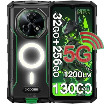 Doogee Fire 7 Pro 5G 8GB 256GB 6.56" Grün