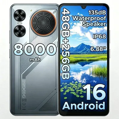 Doogee M30 4G 6GB 256GB 6.88" Silber
