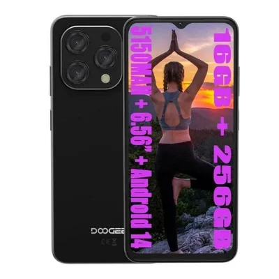 Doogee N55 Pro 4G 6GB 256GB 6.56" Schwarz